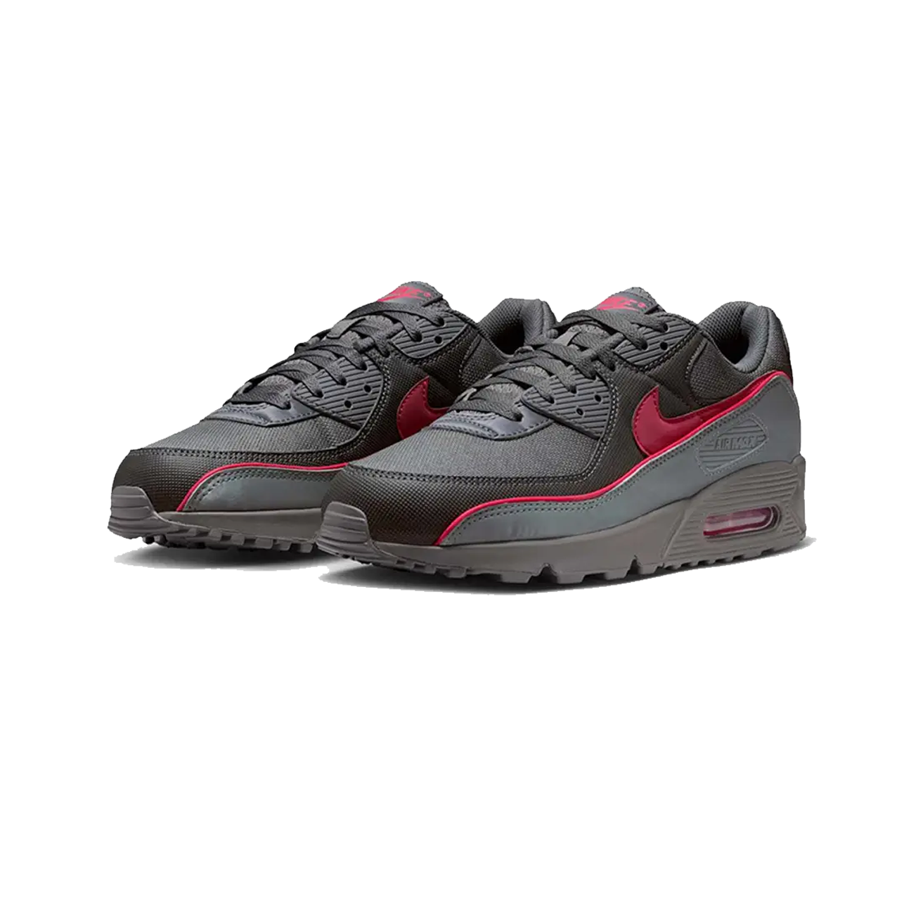 Nike Air Max 90 Premium 'Iron Grey University Red'