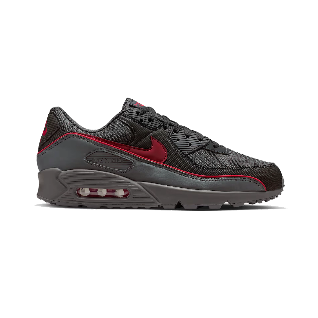 Nike Air Max 90 Premium 'Iron Grey University Red'