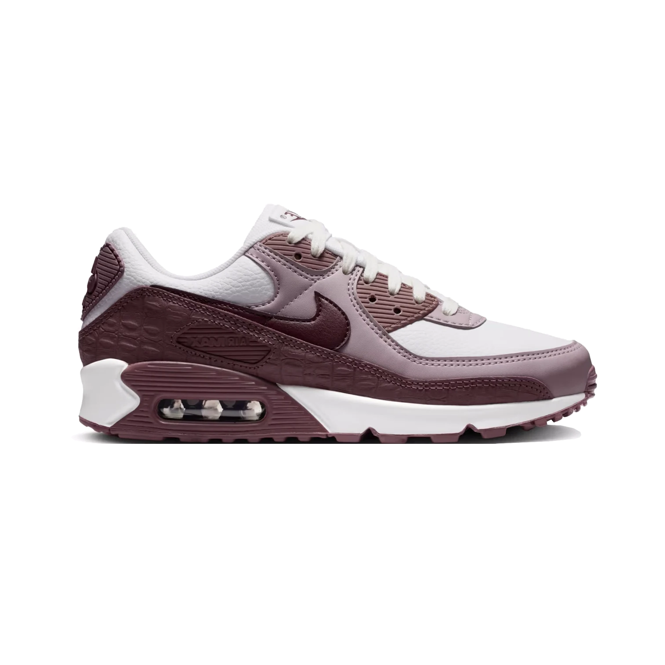 Nike Air Max 90 QS 'Burgundy Crush Croc Skin' (W)
