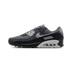 Nike Air Max 90 Smoke Grey Black Photon Dust sneaker with layered grey upper and classic Air cushioning available at The Attic

