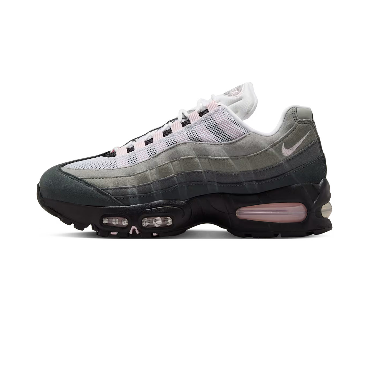 Nike Air Max 95 Big Bubble 'Pink Foam' womens sneaker side view