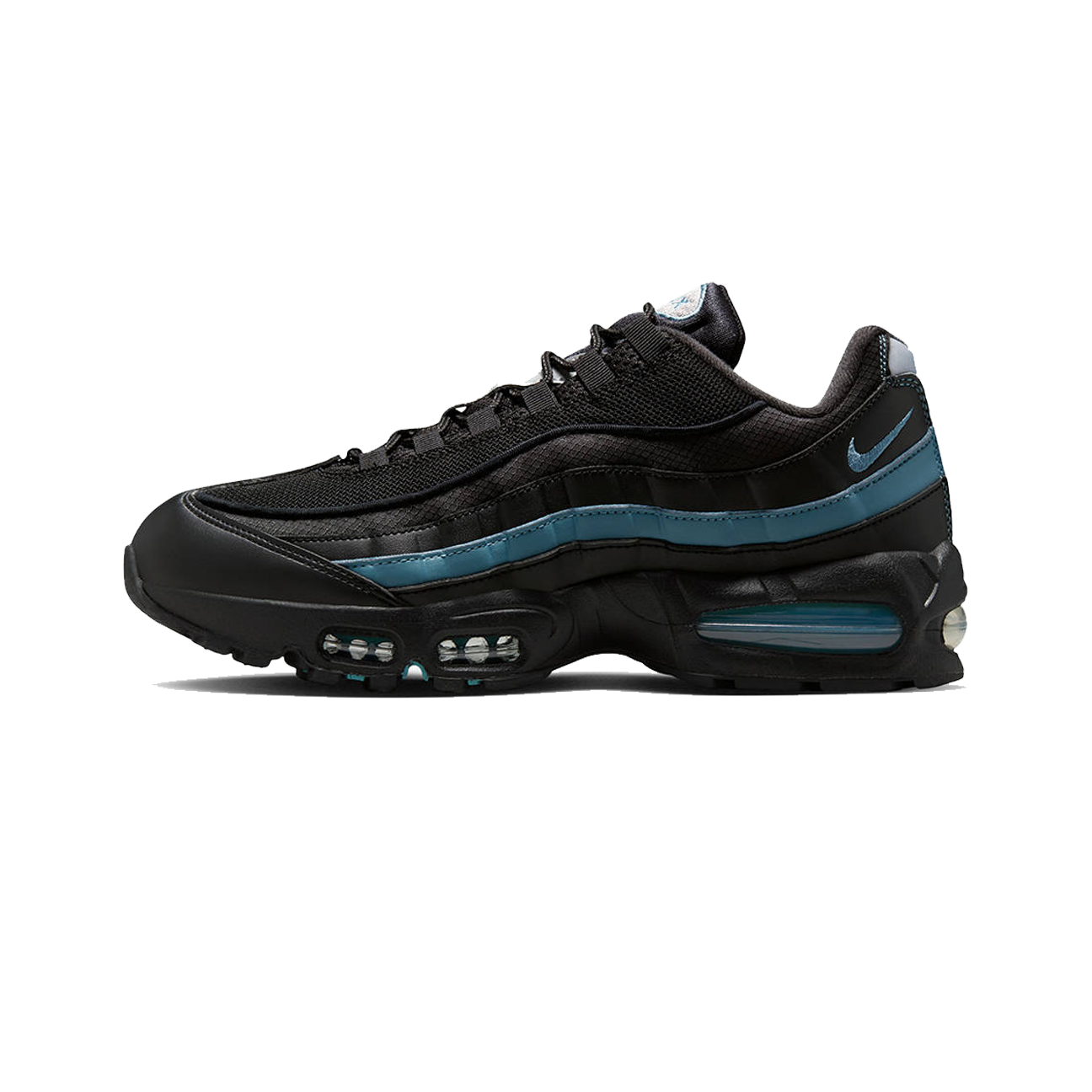 Nike Air Max 95 OG Big Bubble 'Smoky Blue Black' sneaker side view