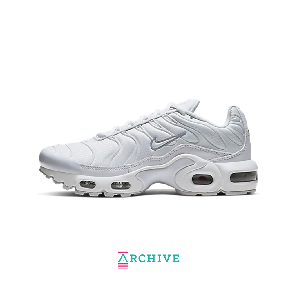 Nike Air Max Plus 'White Metallic Silver' (GS) - Size 37.5 (ARCHIVE)-10139403059530-The Attic