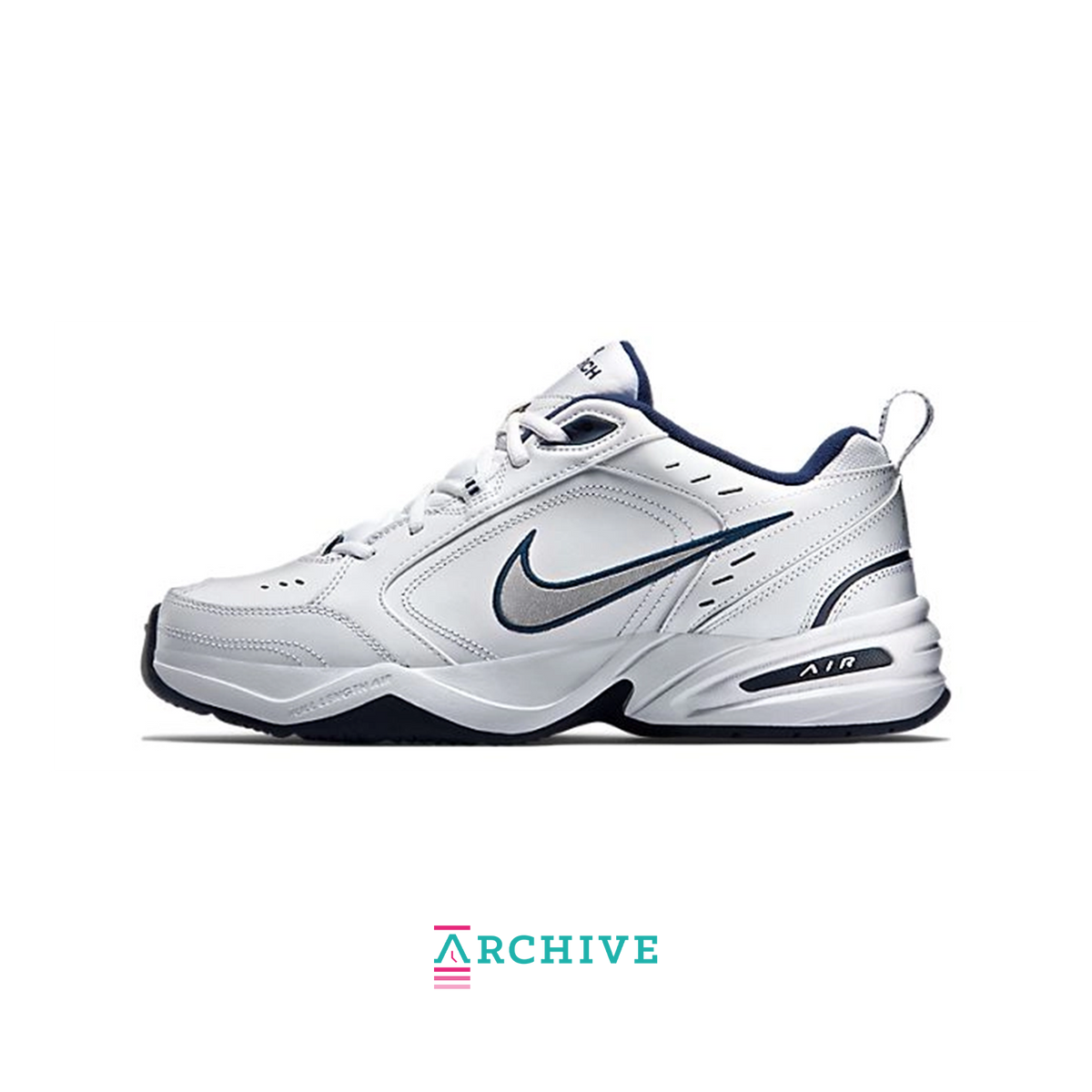 nike air monarch silver