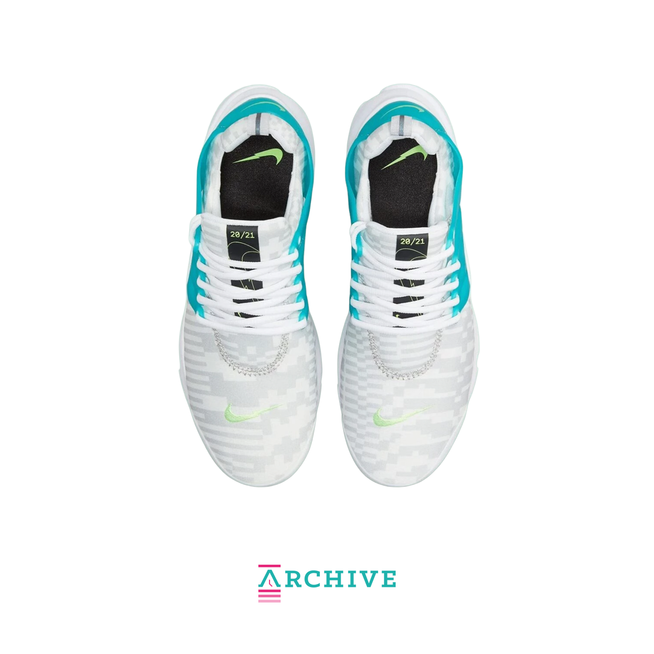 Nike Air Presto Lime Glow sneaker with lightweight mesh upper and glowing line details on the midsole