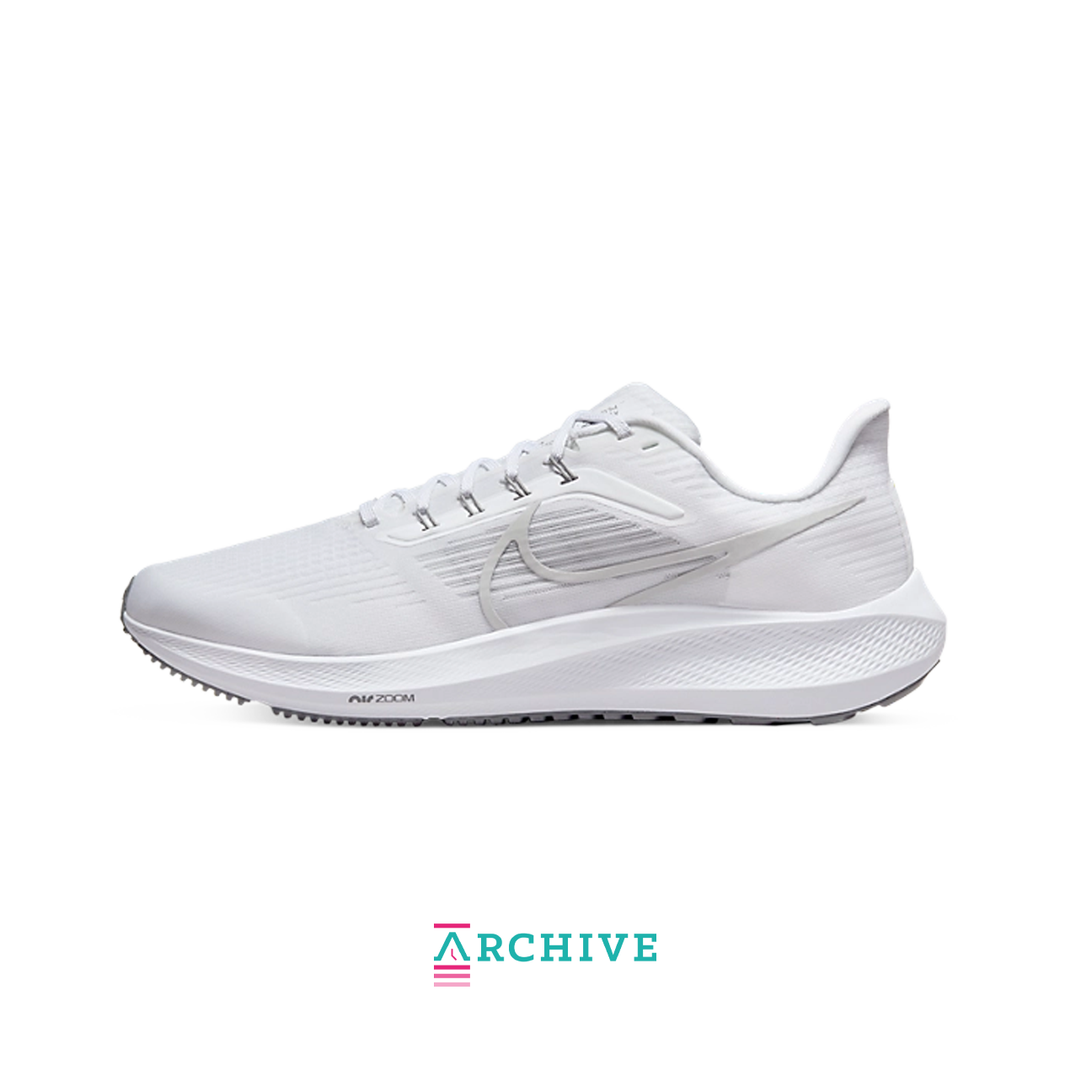 Nike Air Zoom Pegasus 39 'White Grey Fog' - Size 40 (ARCHIVE)
