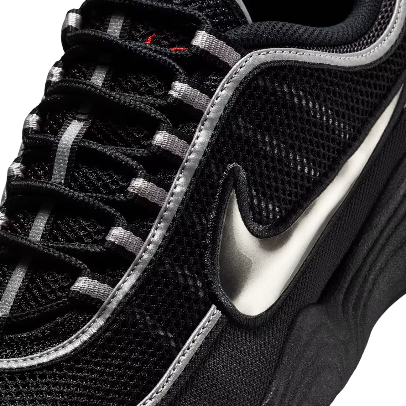 Nike Air Zoom Spiridon 'Black Metallic Silver'