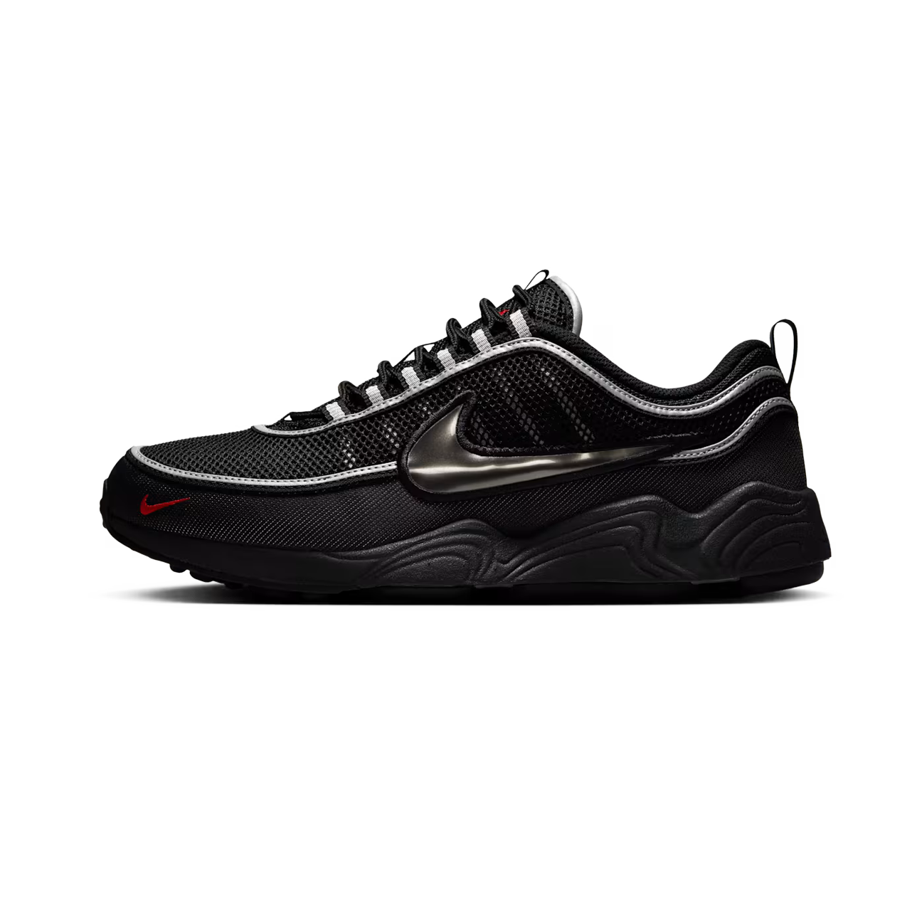 Nike Air Zoom Spiridon 'Black Metallic Silver'