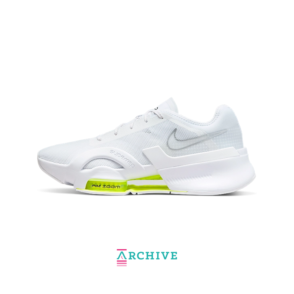 Nike Air Zoom SuperRep 3 'White Volt' - 40 (ARCHIVE)-8751340421450-The Attic