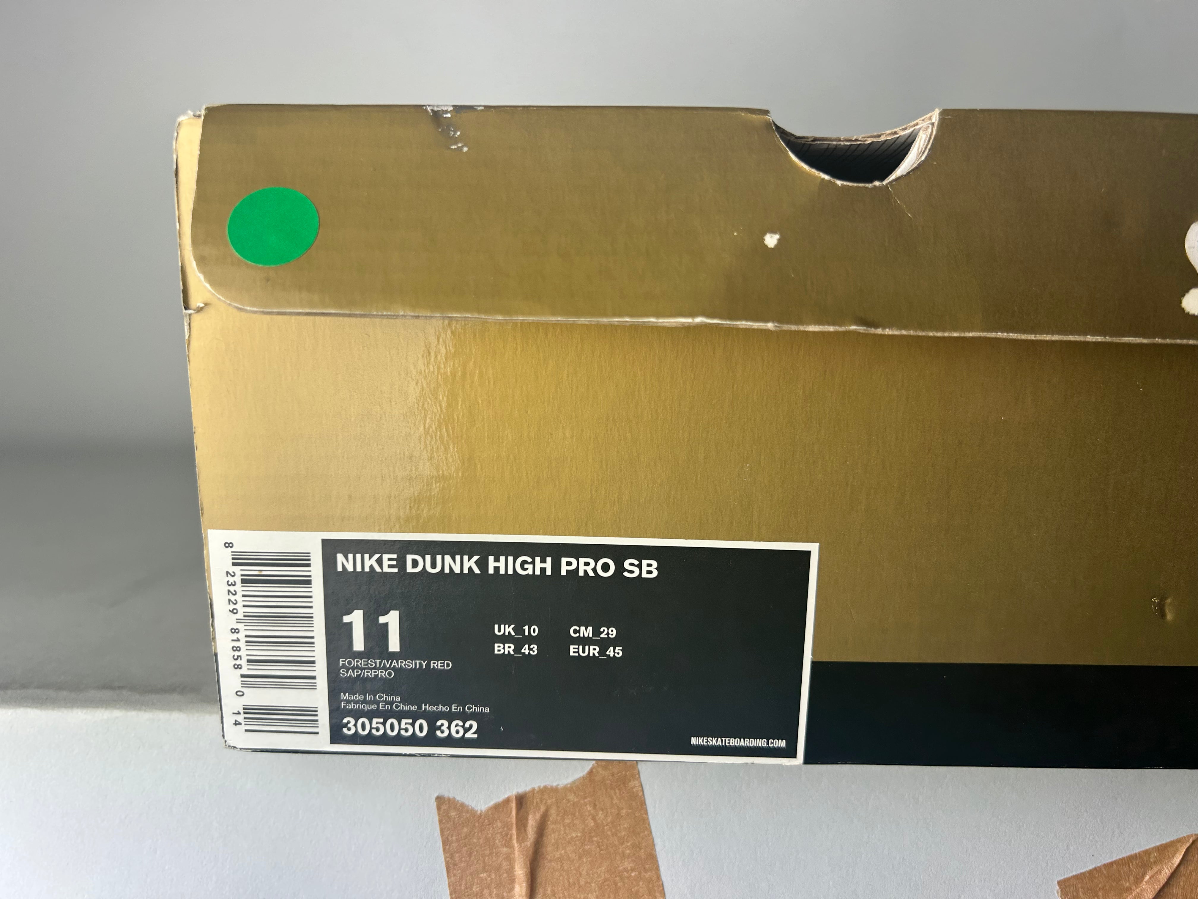 Nike Dunk SB High Pro Dr. Feelgood - Size 45 (ARCHIVE)