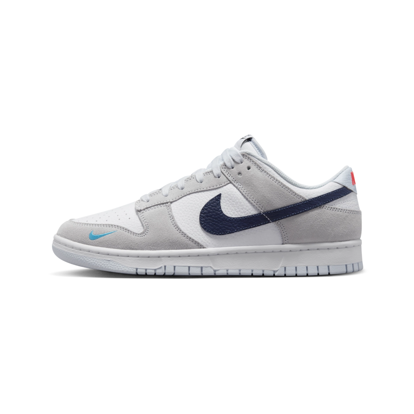 Nike Dunk Low Aqua Mini Swoosh 'Football Grey'