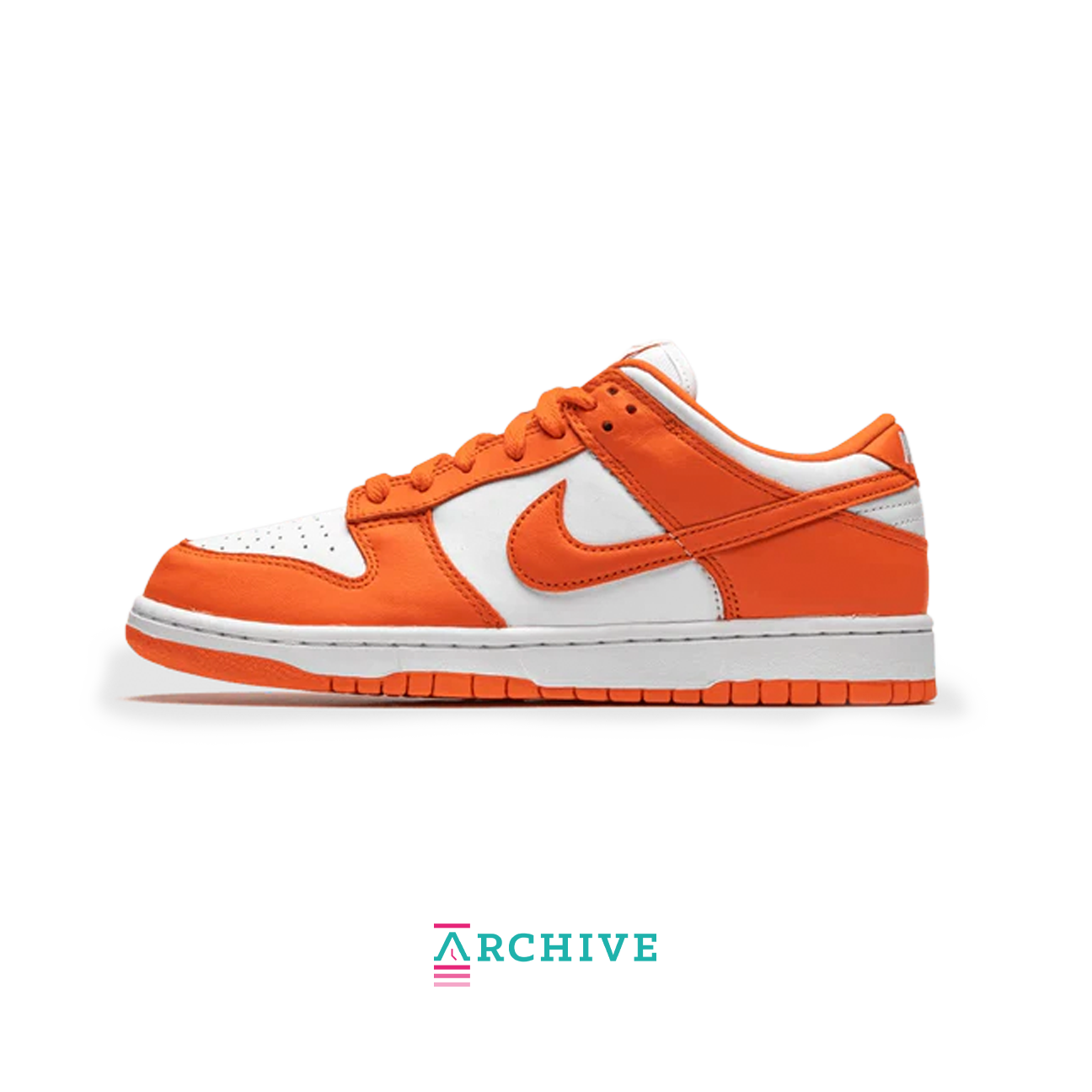 Nike Dunk Low SP Syracuse – Iconic Orange and White Basketball Sneakers, Retro Leather Lifestyle Shoes, Classic Streetwear Trainers