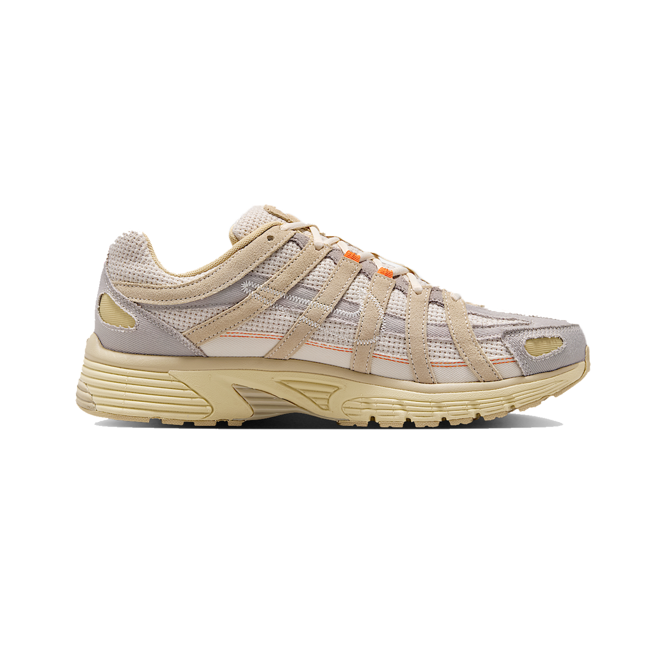 Nike P-6000 'College Grey Khaki Safety Orange'