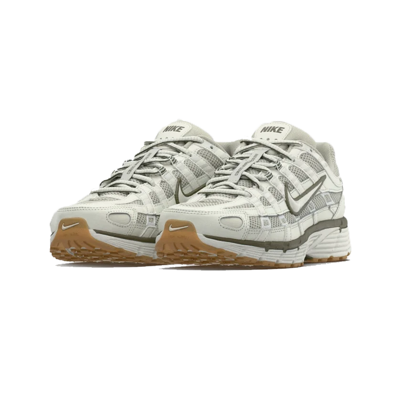 Nike P-6000 Hueso Claro Oliva Media Goma