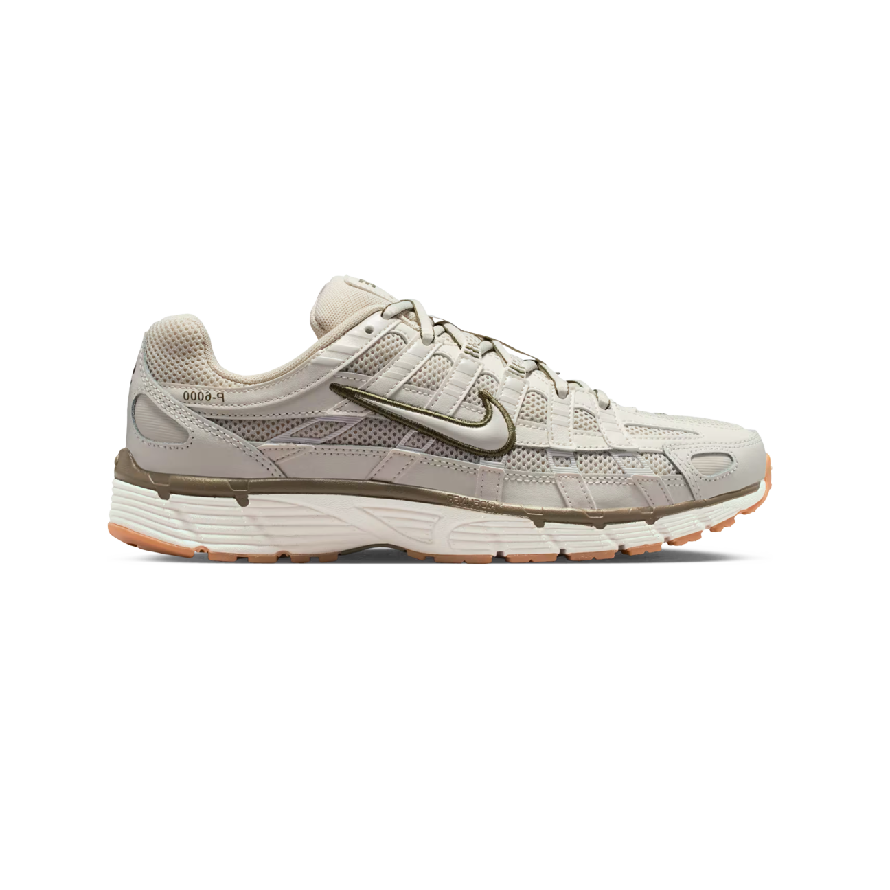 Nike P-6000 Hueso Claro Oliva Media Goma