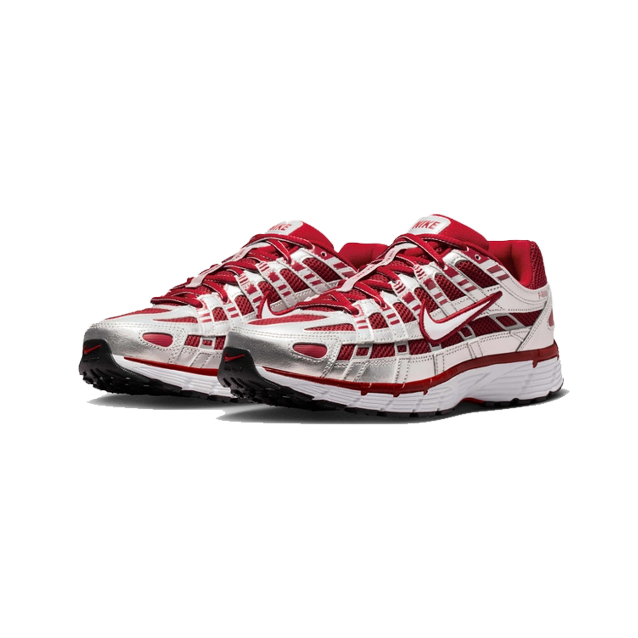 Nike P-6000 'Plata Metálica Rojo Gimnasio' (W)
