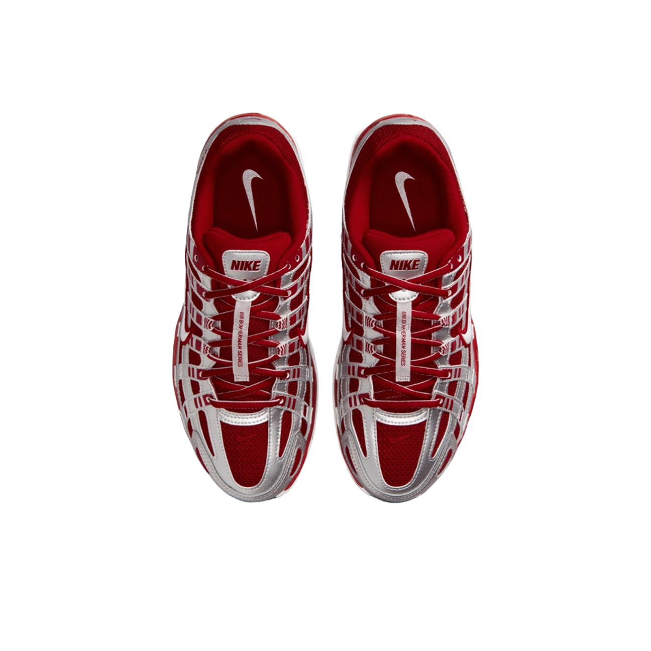 Nike P-6000 'Plata Metálica Rojo Gimnasio' (W)
