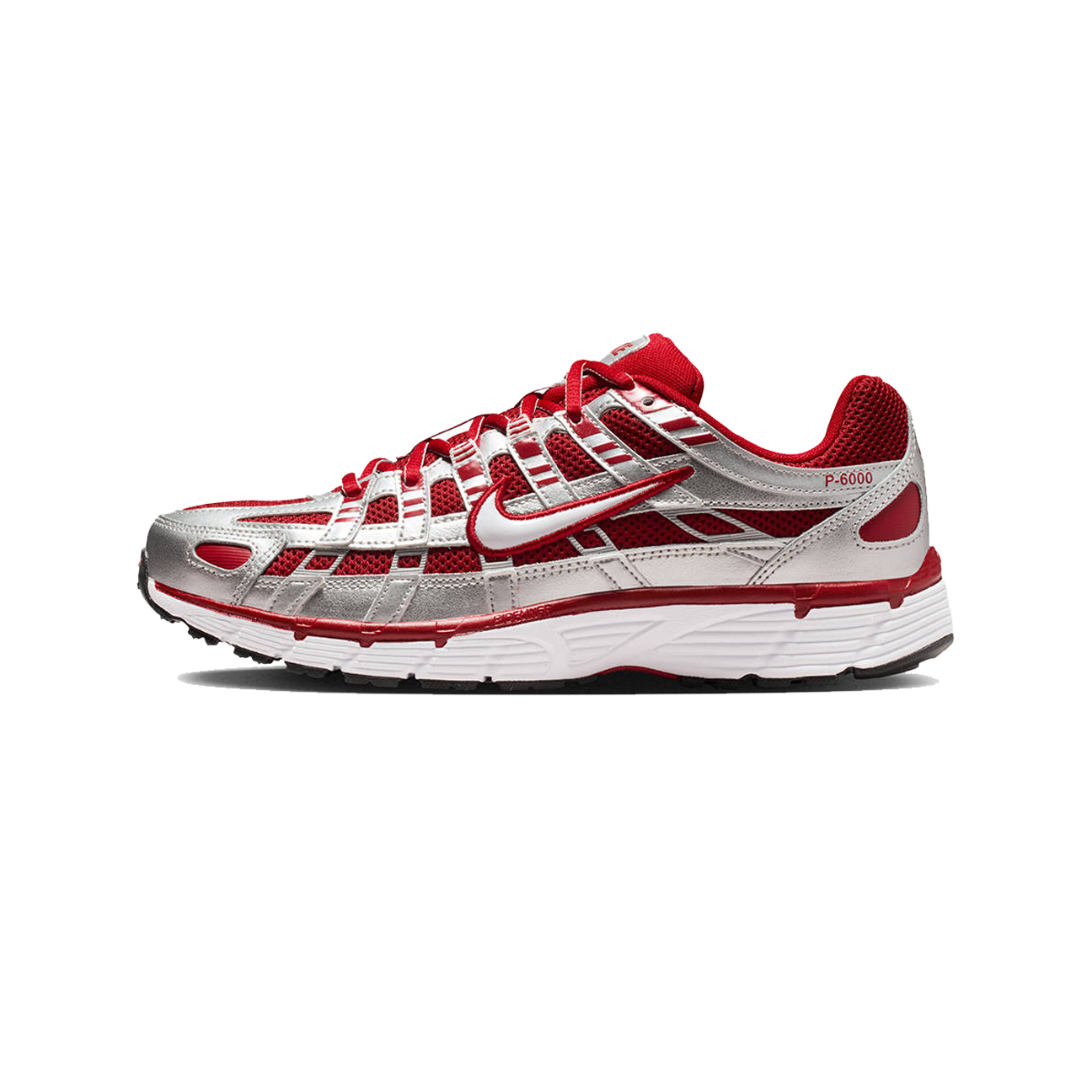 Nike P-6000 'Plata Metálica Rojo Gimnasio' (W)