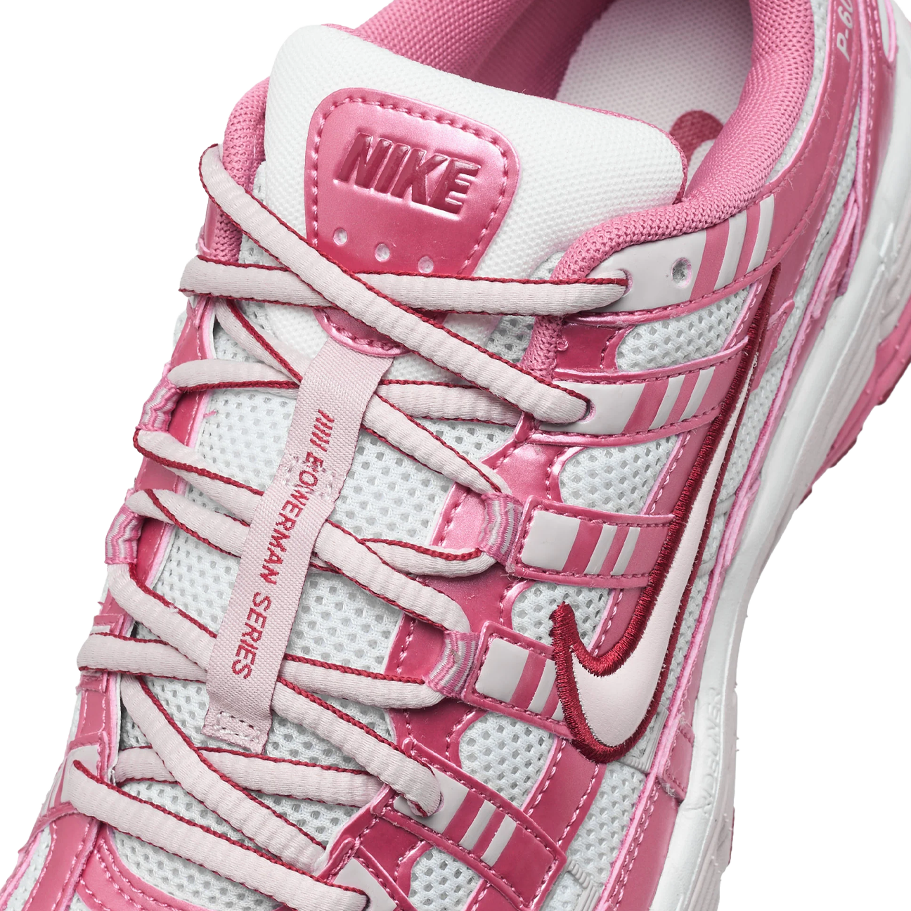 Nike P-6000 'Summit White Slit Red' (W)