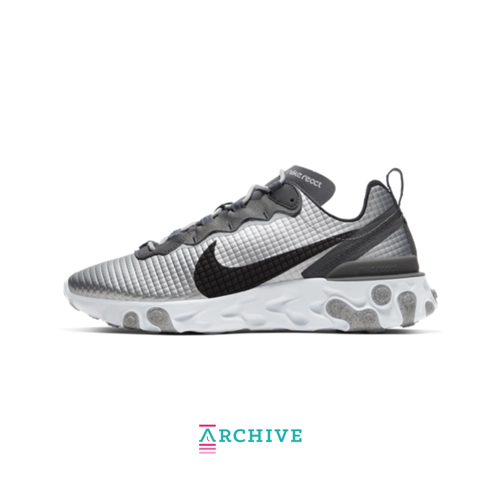 Nike React Element 55 'Quilted Grid White' - 47 (ARCHIVE)-8751584510282-The Attic