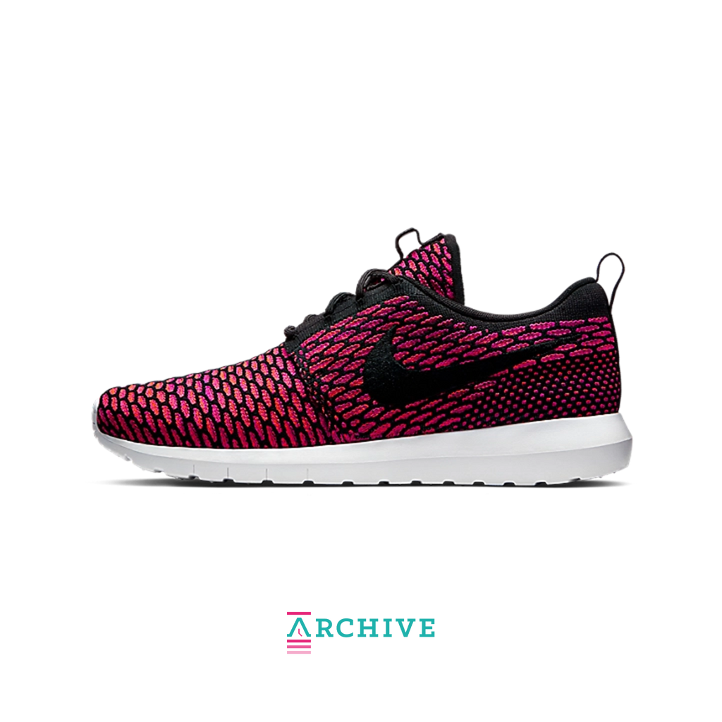 Nike Roshe Run Flyknit 'Fireberry' - Size 43 (ARCHIVE)-8750072758602-The Attic