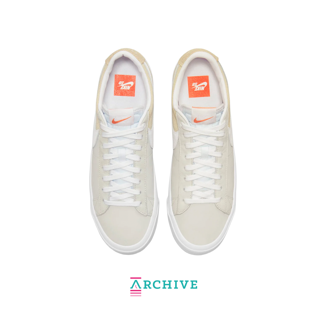 Nike SB Zoom Blazer Low Pro GT ISO White sneaker with premium suede upper and vulcanized sole
