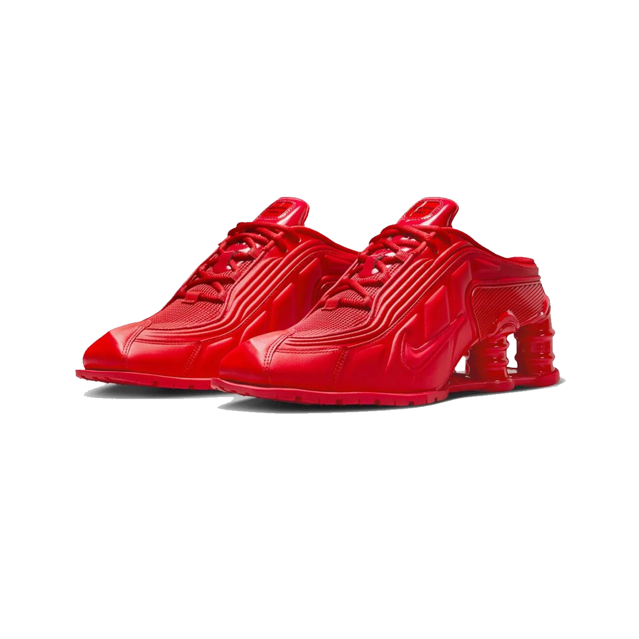 Nike Shox MR4 Mule Martine Rose 'Fire Red Black' (W)