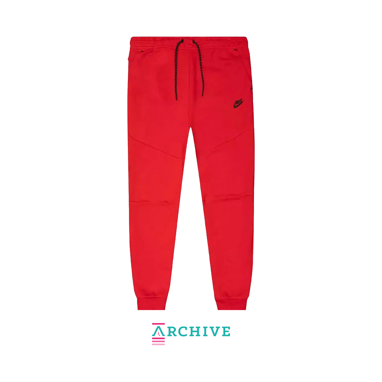 Nike Tech Fleece Pantaloni della tuta 'Rosso' - Taglia S (ARCHIVIO)