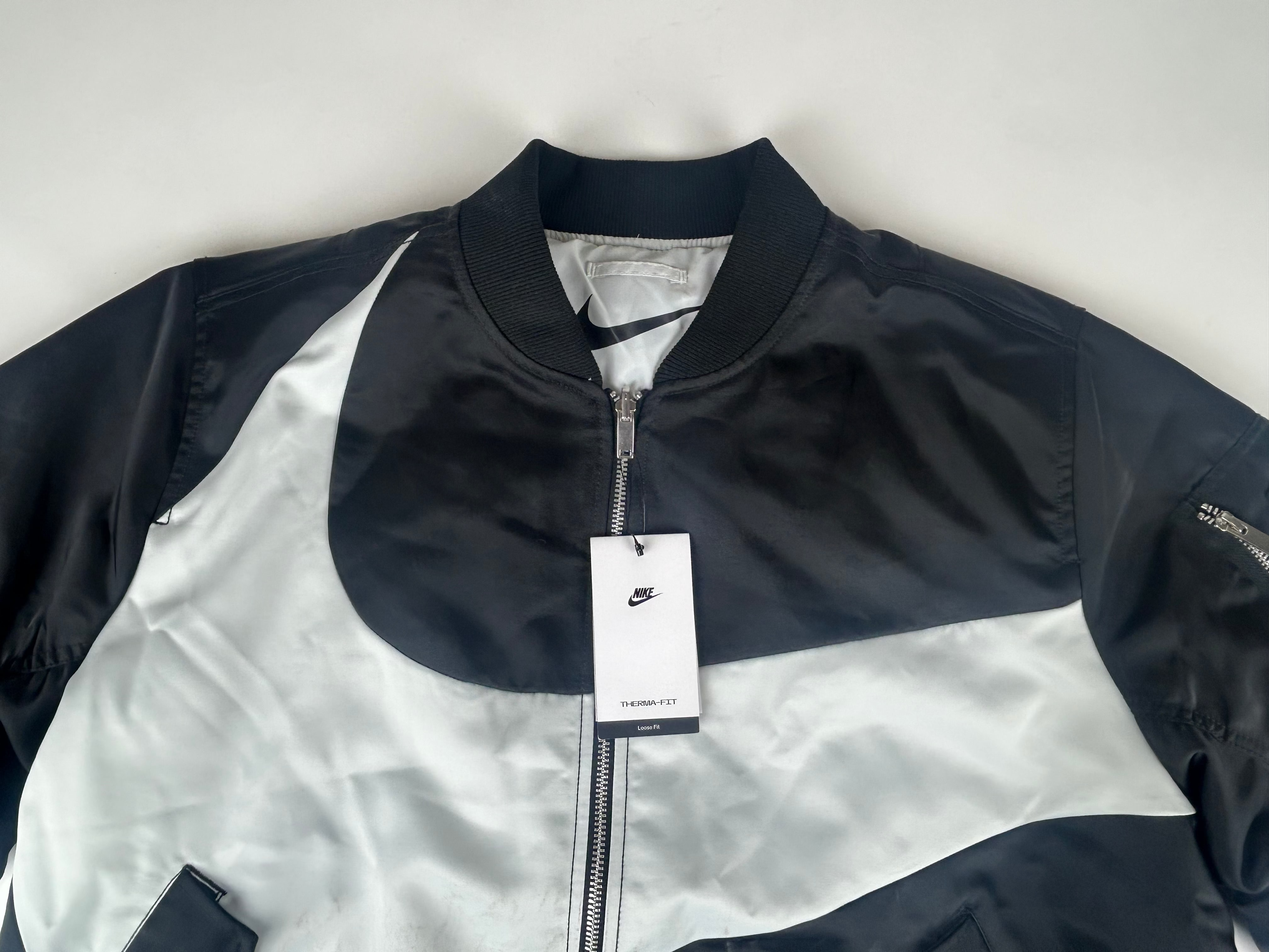 Nike Therma-FIT Synthetic Phil Reversible Bomber Jacket 'Black' - Size L (ARCHIVE)