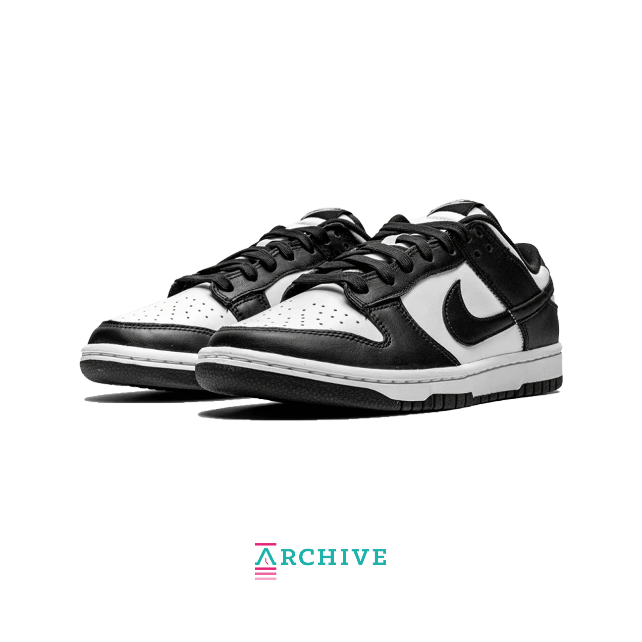 Nike Wmns Dunk Low 'Black White' - Størrelse 36.5 (ARCHIVE)
