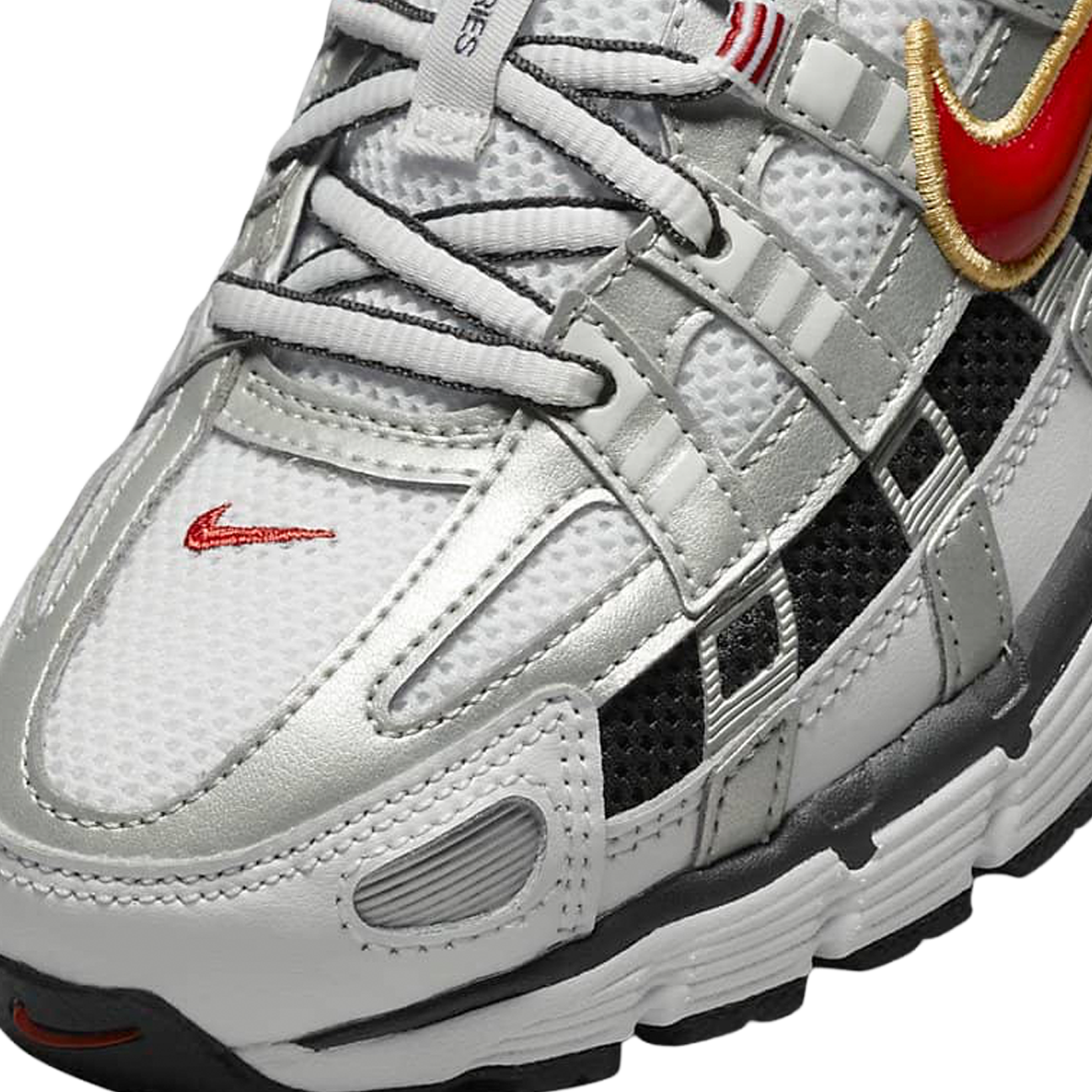 Nike Wmns P-6000 CNPT 'Plata Metálica Rojo'
