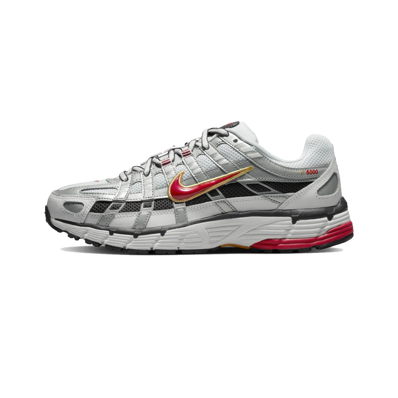 Nike Wmns P-6000 CNPT 'Plata Metálica Rojo'