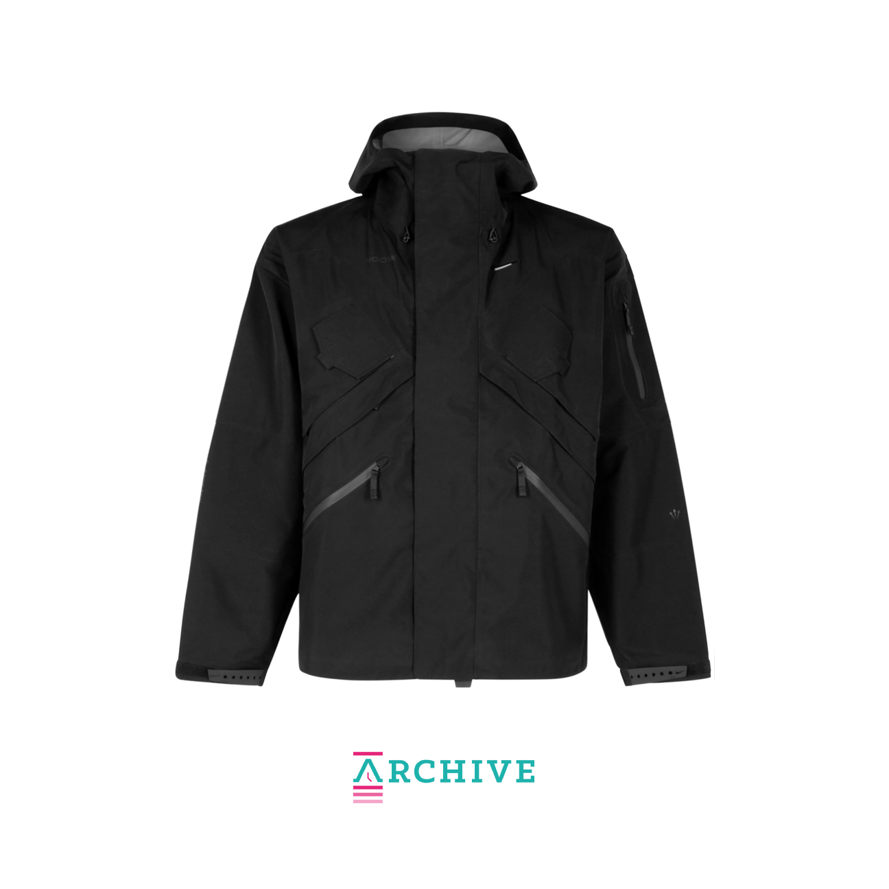 Nike x NOCTA Alien GORE-TEX jacket black archive piece with waterproof technical construction available at The Attic