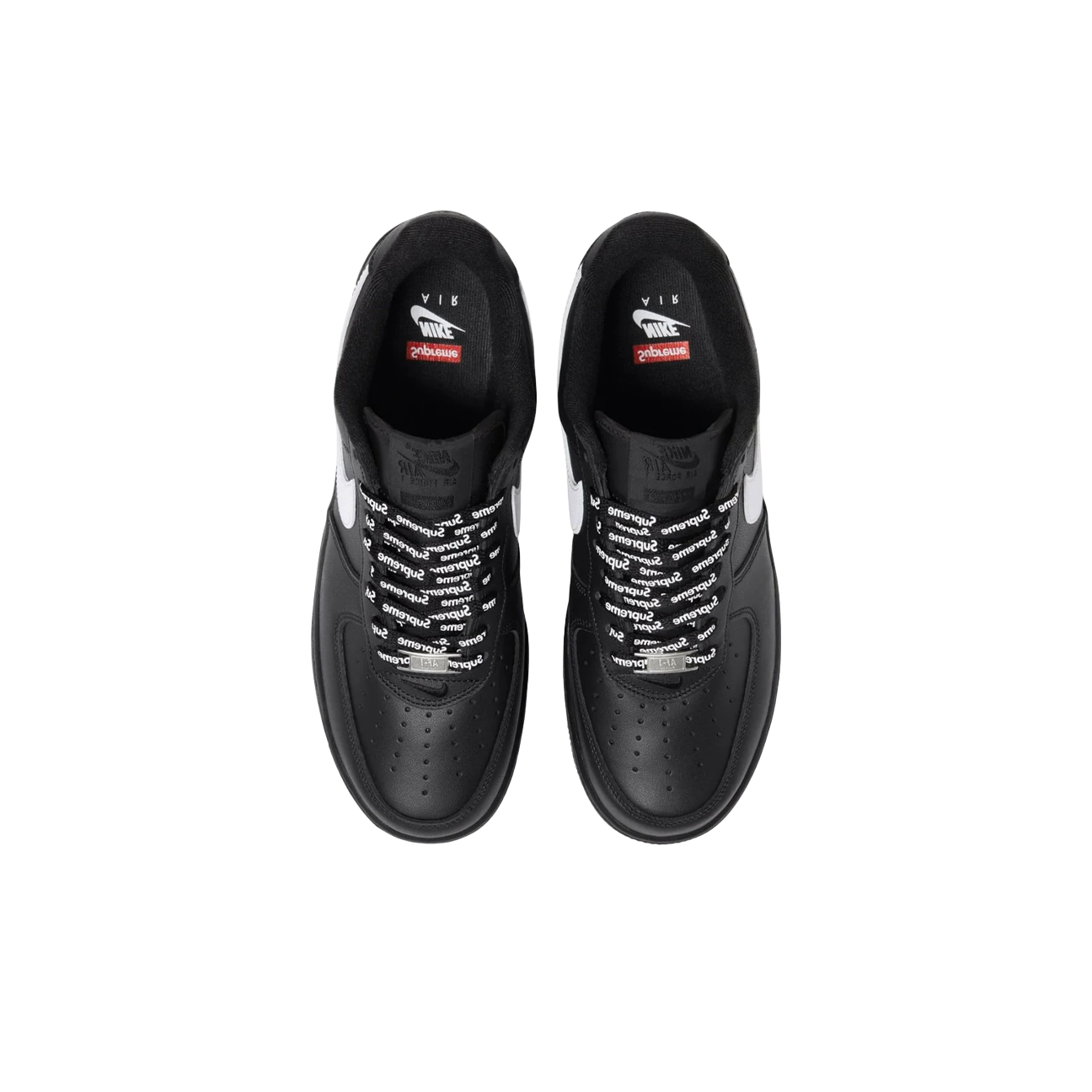 Nike x Supreme Air Force 1 Low 'Black White'