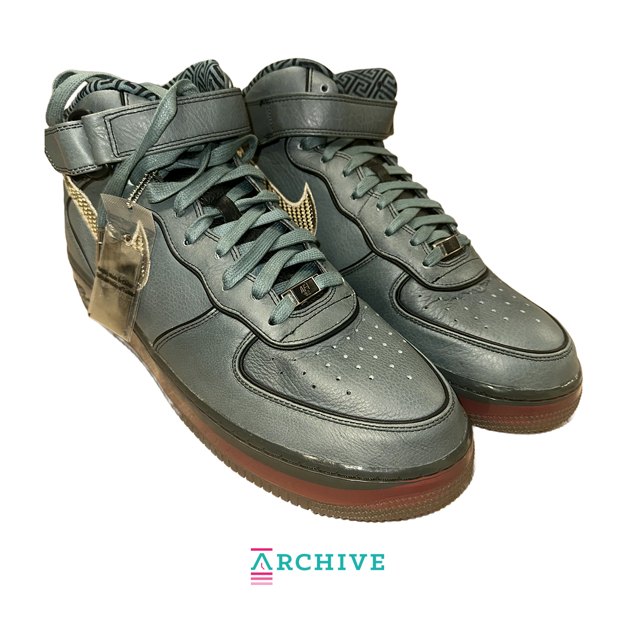 Nike Air Force 1 Mid SPRM Mx 07 China sneakers featuring premium materials, red and gold accents, symbolic detailing and classic mid-top Air Force 1 silhouette