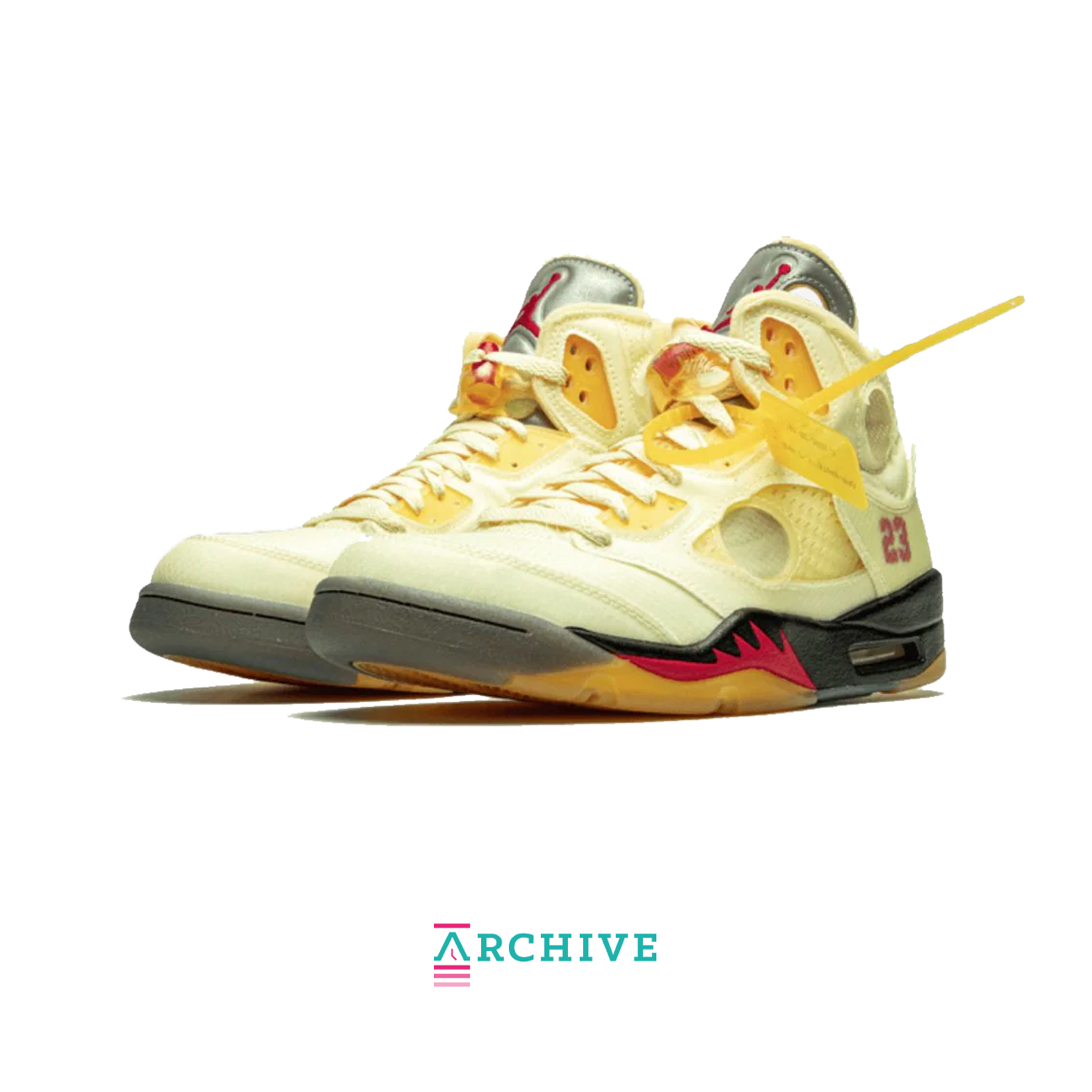 Off-White x Air Jordan 5 SP 'Sail' - Size 41 (ARCHIVE)