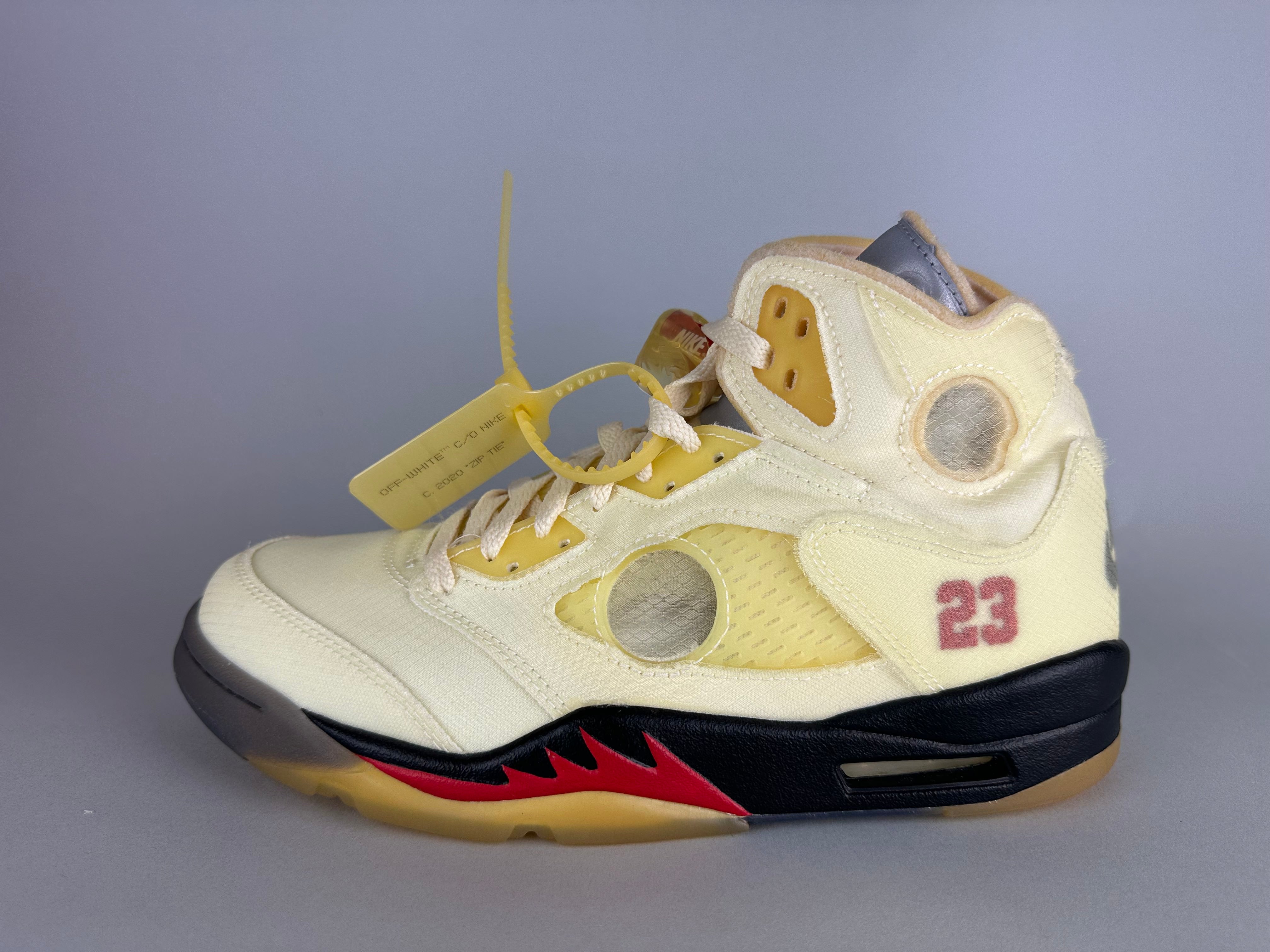 Off-White x Air Jordan 5 SP 'Sail' - Size 41 (ARCHIVE)