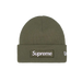 Supreme New Era Box Logo Beanie 'Light Olive'