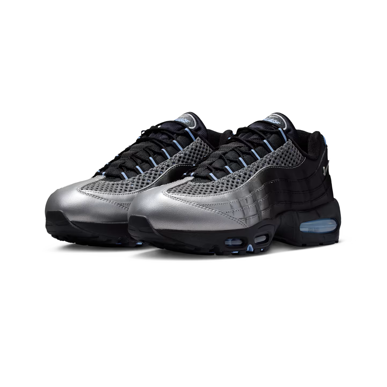 Palace x Nike Air Max 95 'Big Bubble Metallic Silver'