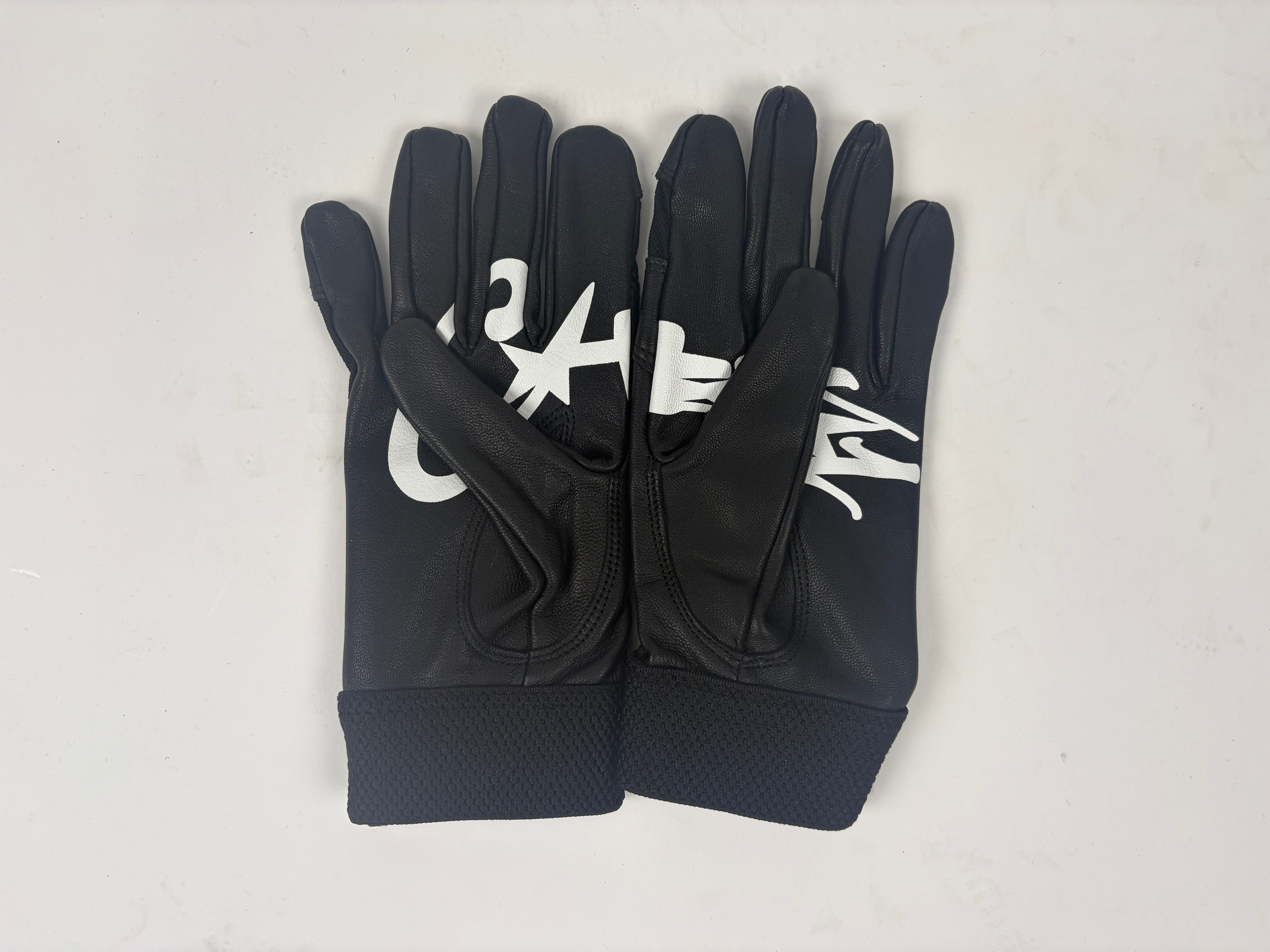 Premium Corteiz Leather Gloves 'Black' - (ARCHIVE)
