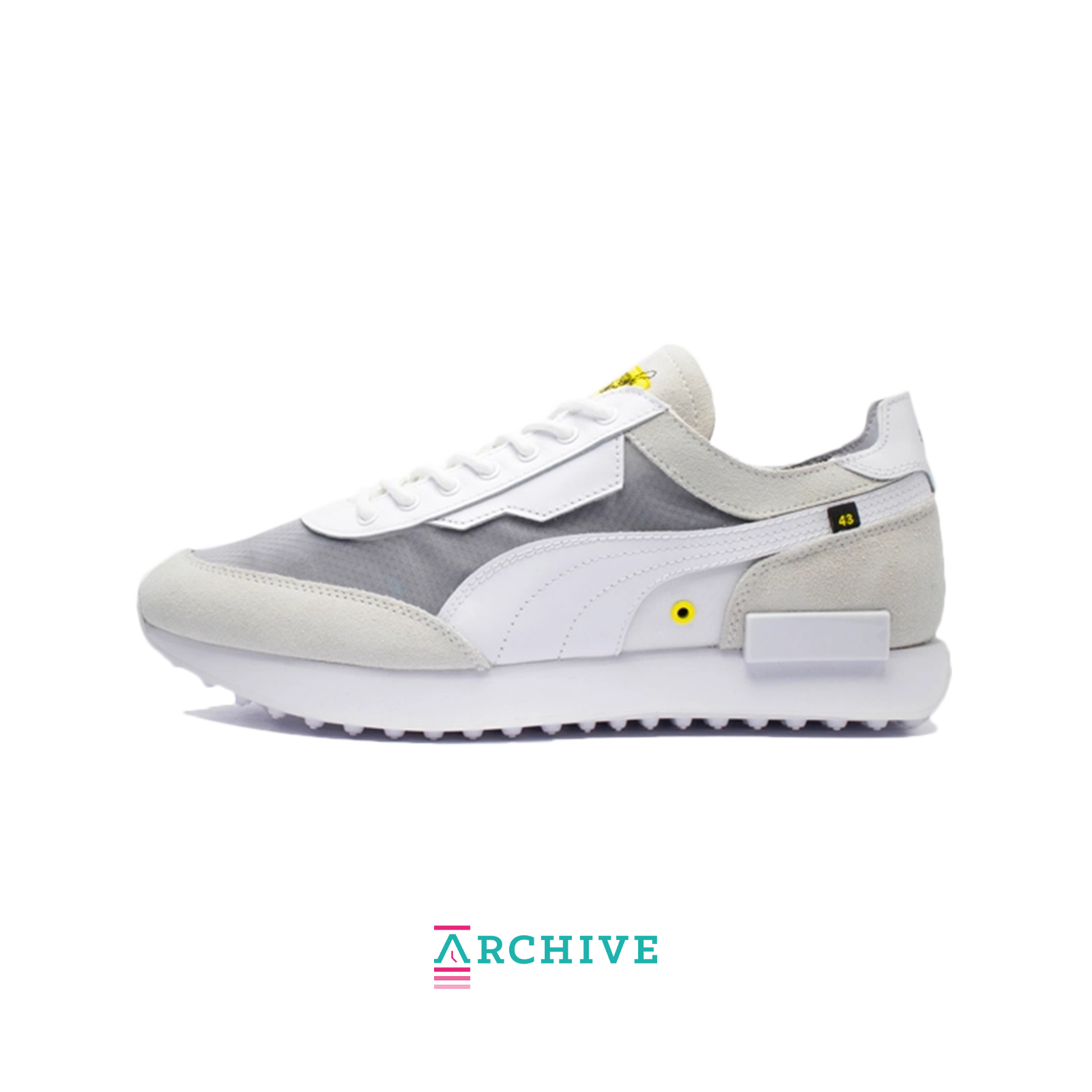 Puma Future Rider x Chinatown Market 'White' - Size 42 (ARCHIVE)-10147531358538-The Attic