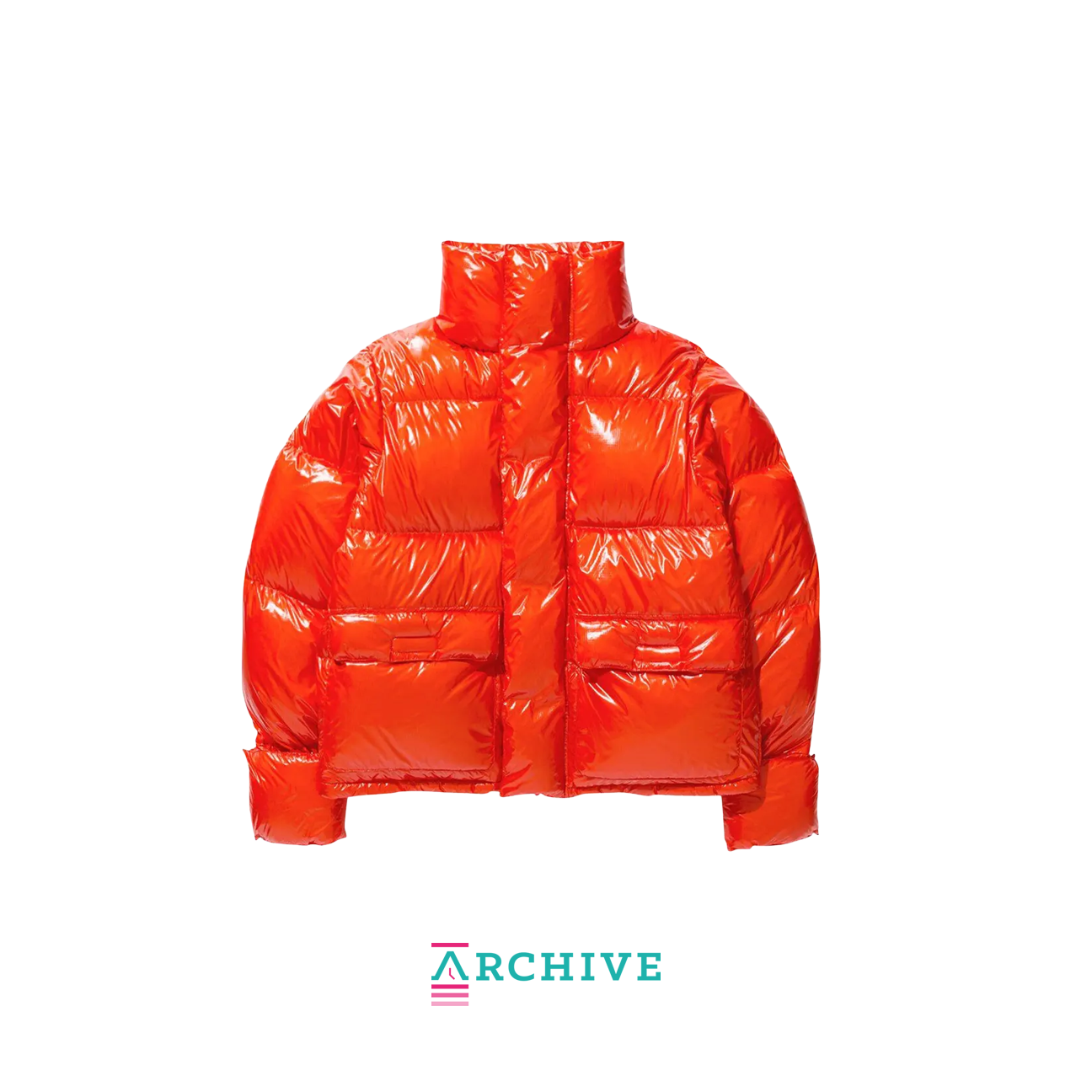 Entire Studios PFD Puffer Jacket "Blood" Size M (ARCHIVE)