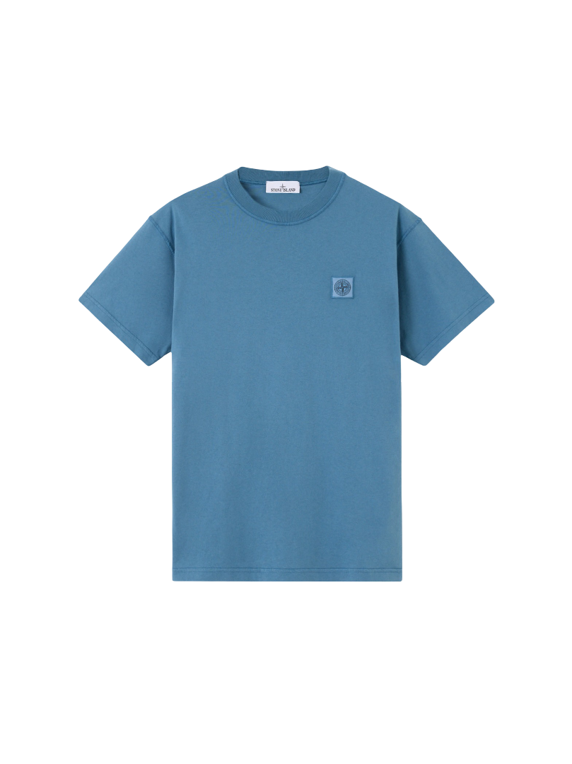 Stone Island SS Compass Logo Ghost T-Shirt 'Steel Blue' – The Attic