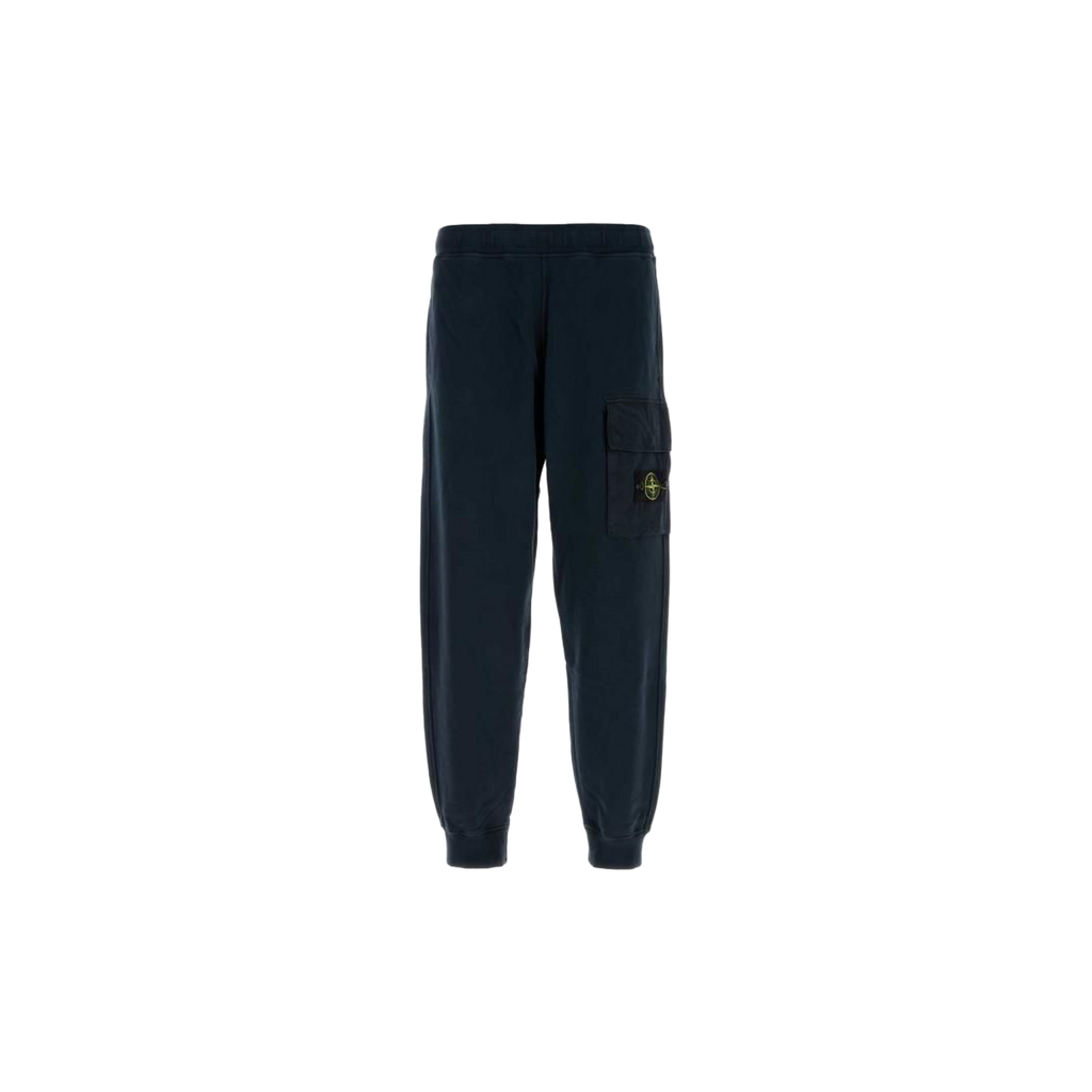 Shop the Stone Island Felpa Sweatpants 'Navy' – premium cotton joggers with a relaxed fit, elasticated waistband, and subtle branding for versatile streetwear style.