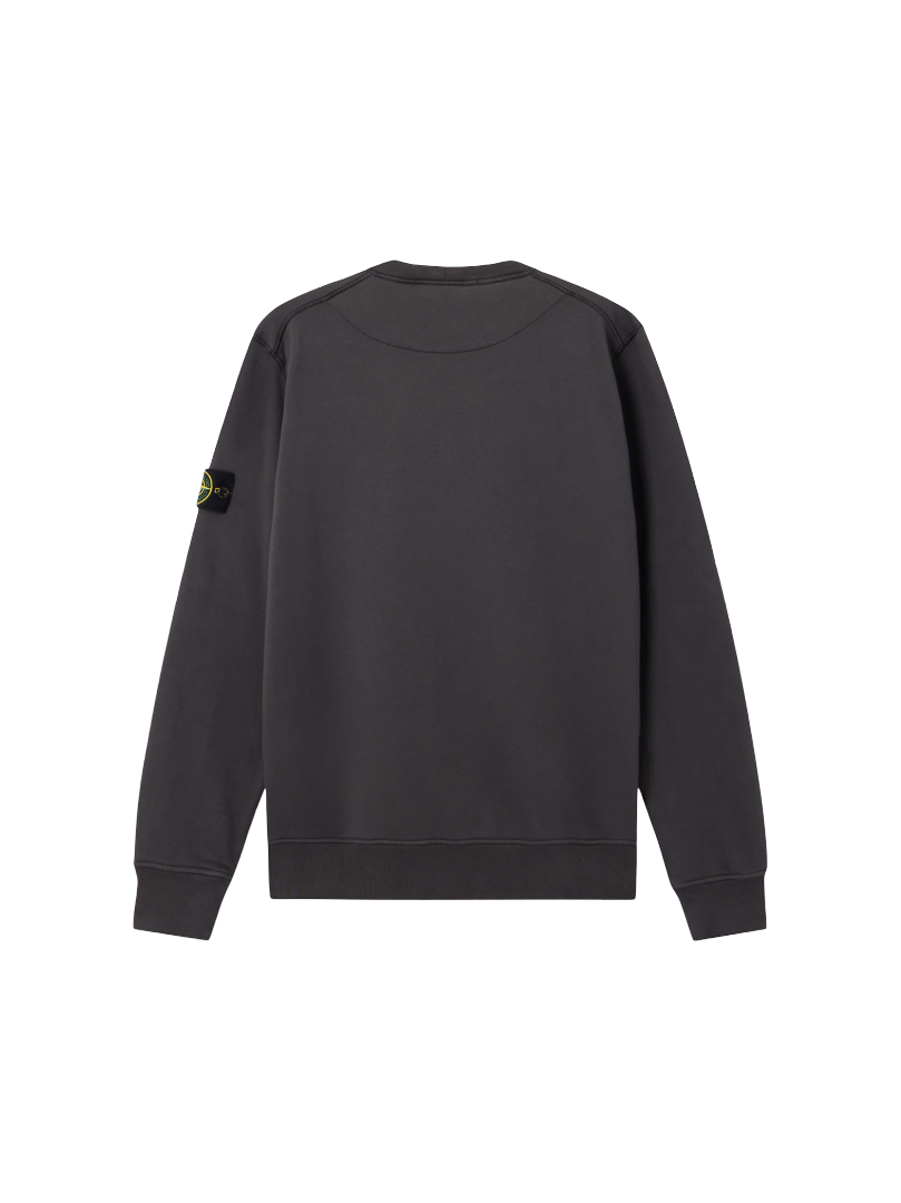 
Stone Island Felpa Crewneck 'Lead Grey' in neutral beige – soft fleece cotton, relaxed oversized fit, minimalist design with subtle logo, perfect for comfortable and stylish streetwear looks.
