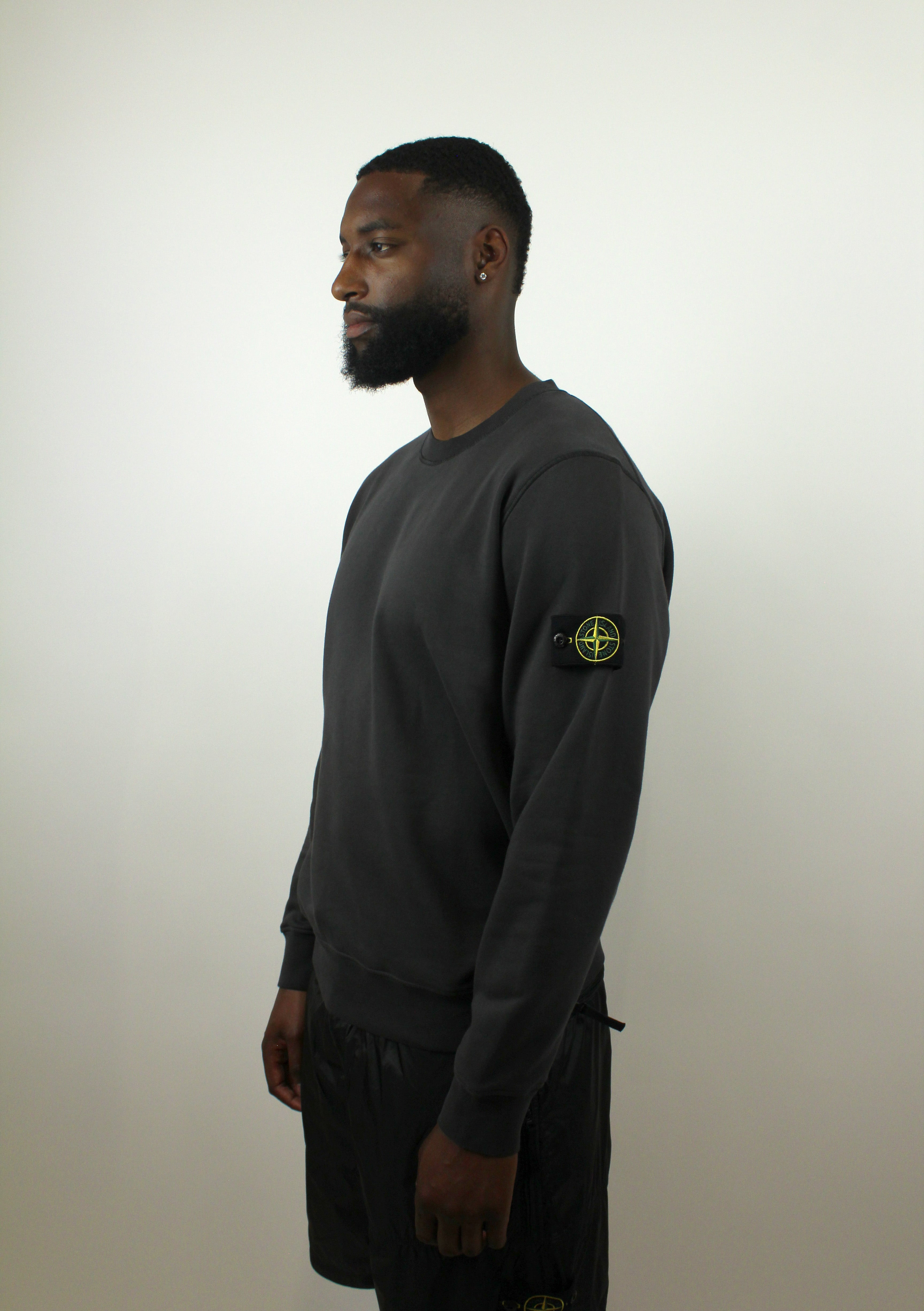Stone Island Felpa Crewneck 'Lead Grey'