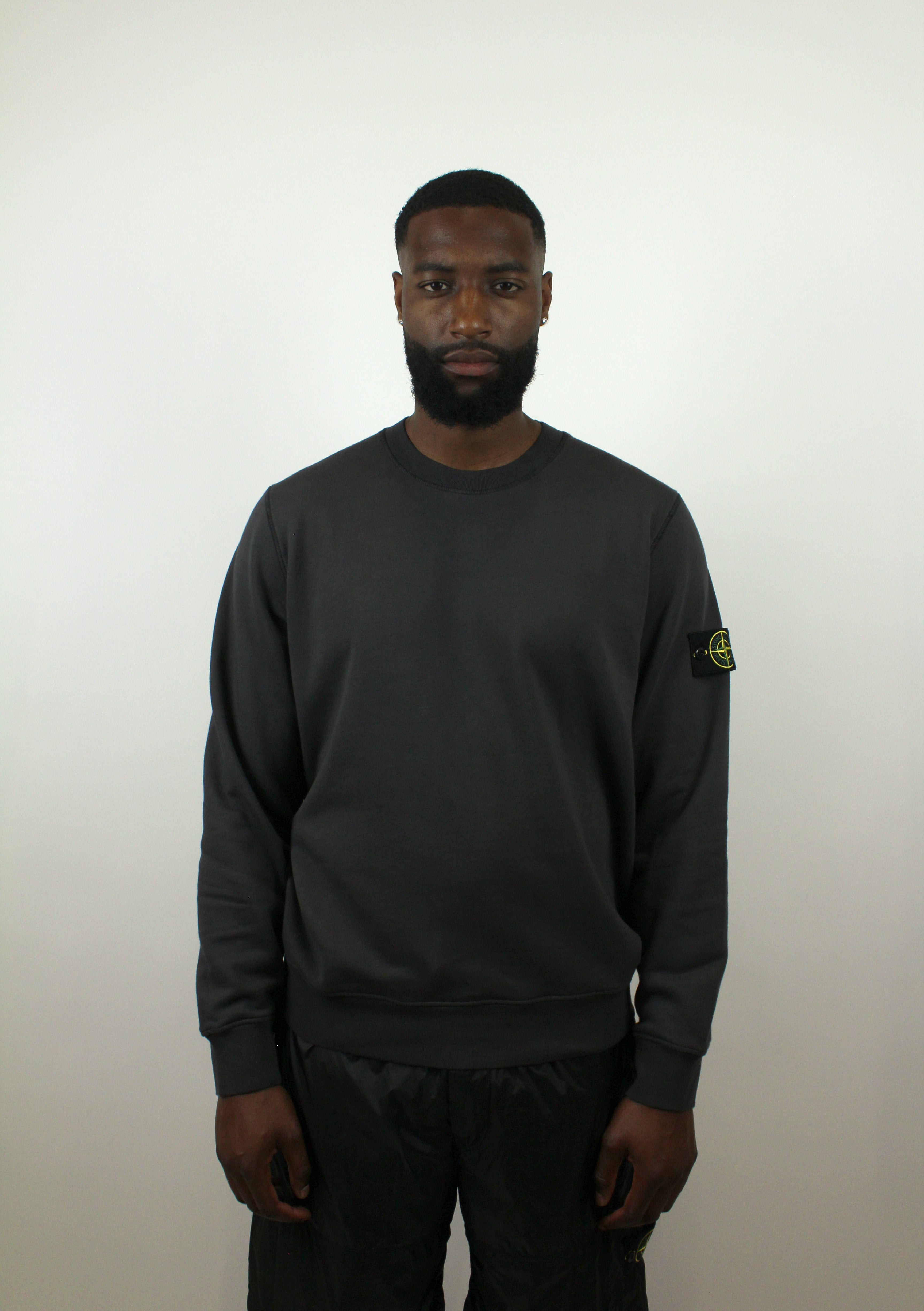 Stone Island Felpa Crewneck 'Lead Grey'