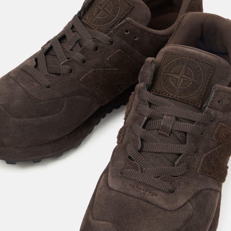 New Balance 574 Legacy Stone Island Ghost 'Dark Brown'