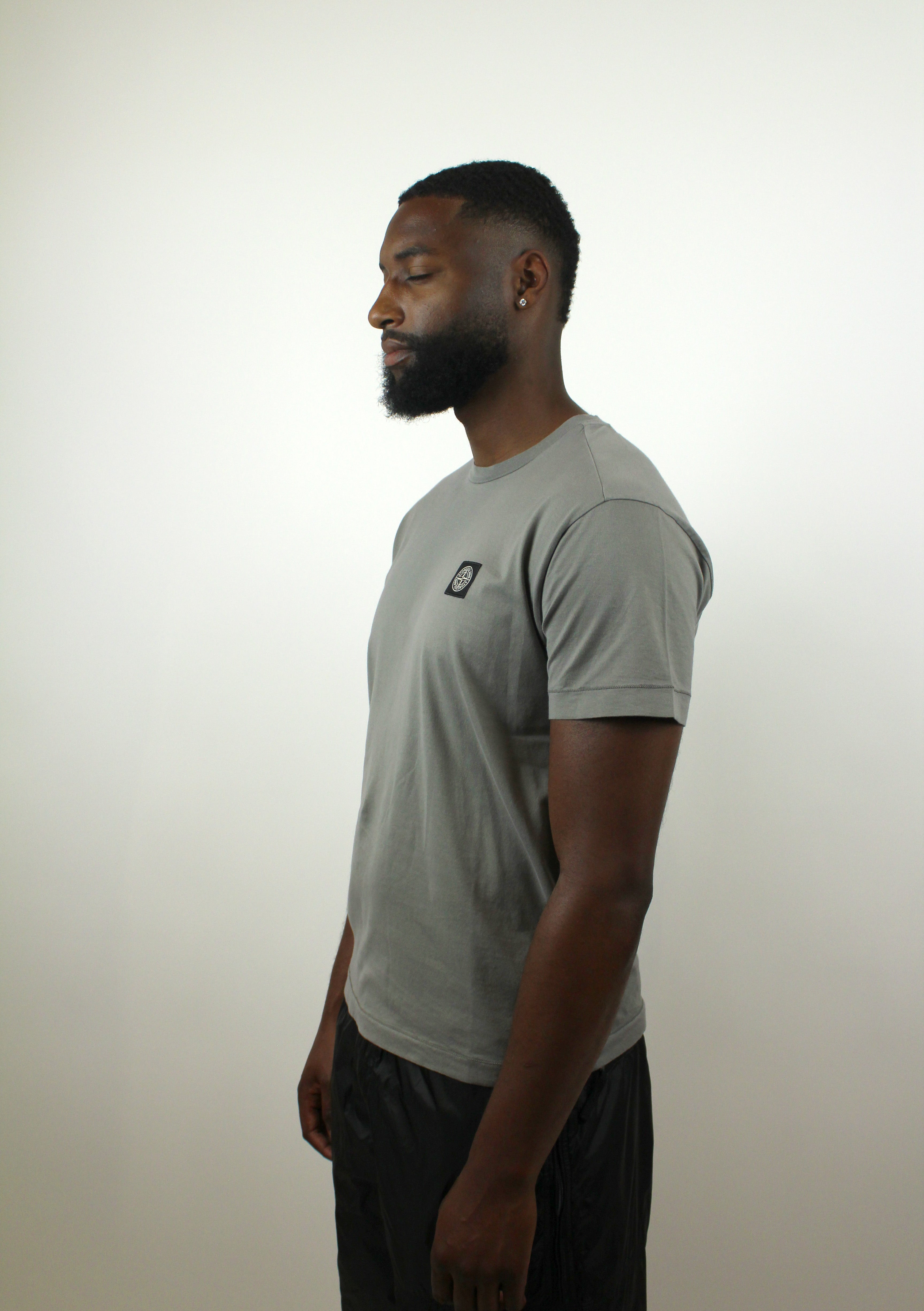 Stone Island SS Compass Logo T-Shirt 'Cement'