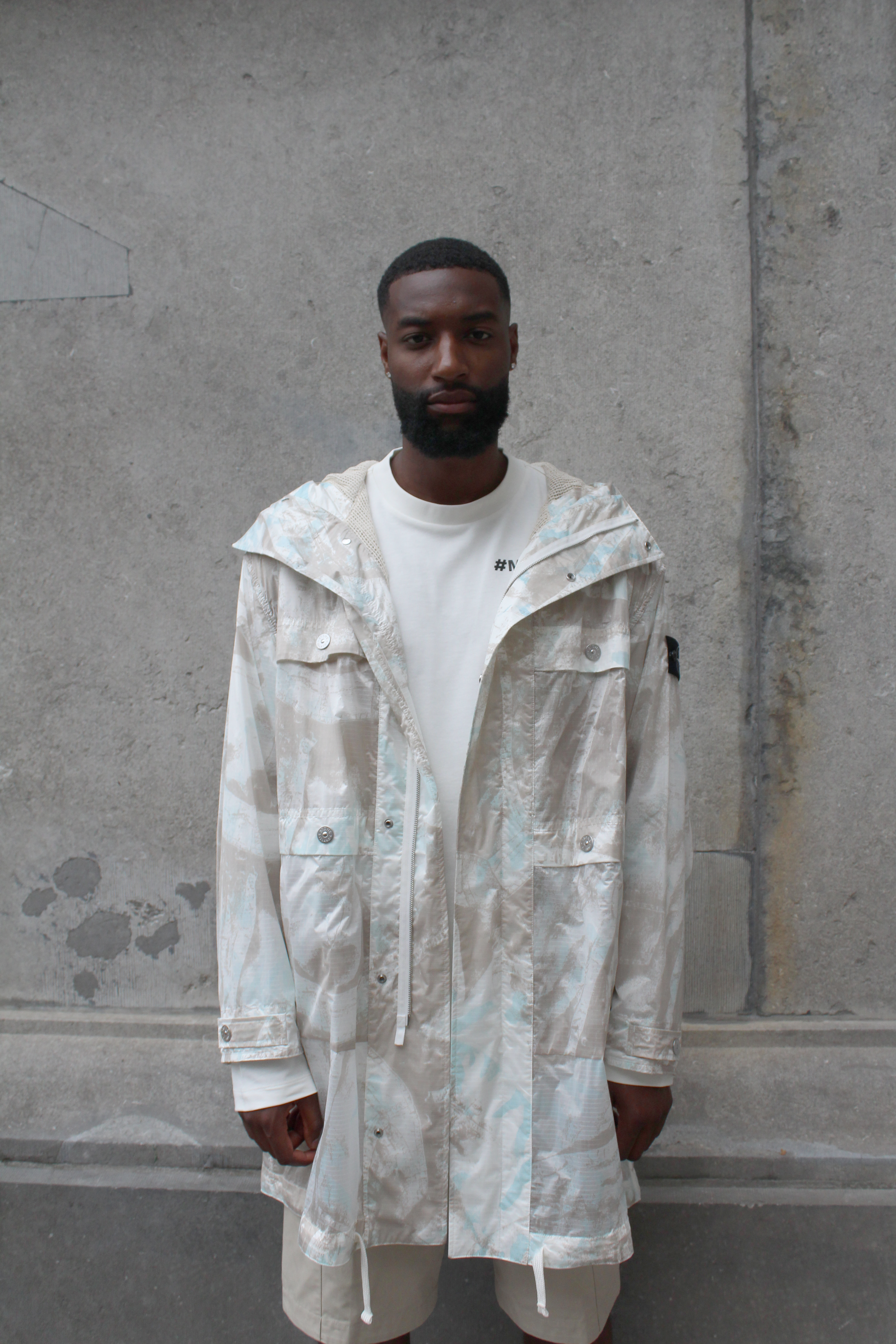 Stone Island UV-reactive Nylon Parka 'Camouflage Desert'